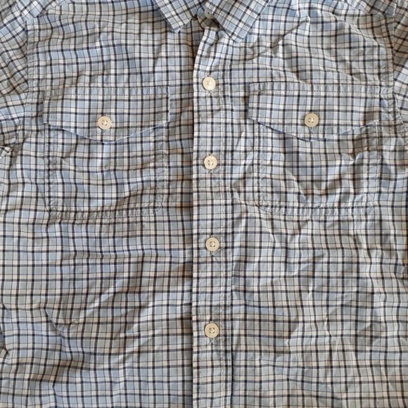 Oshkosh Boys Shirt Button Down Blue Long Sleeve Size 7 - Picture 3 of 12